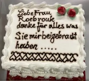 Ein kleines Dankeschön an unsere Dozentin der ADVANCE Bildungsakademie